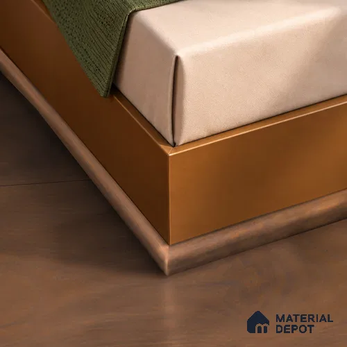 MDF Corner Beading Profile Unify TF 00305 B | 8 ft x 18 mm x 12 mm | Compatible for Laminate Wood Floor LF 00340 D | Neat Finish For Floor & Wall Corners