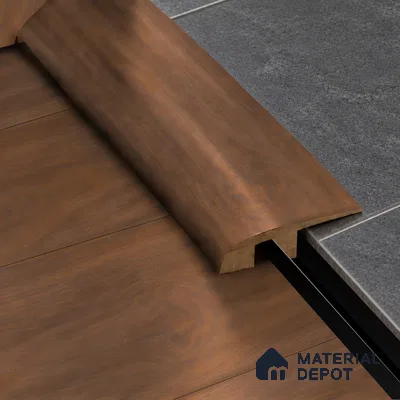 MDF Reducer R Profile Unify TF 00305 K | 8 ft x 23 mm x 12 mm | Compatible for Laminate Wood Floor LF 00340 D | Smooth Slope Between High & Low Floors