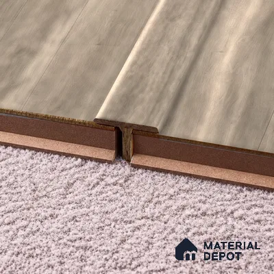 MDF T Profile Unify TF 00302 O | 8 ft x 18 mm x 12 mm | Compatible for Laminate Wood Floor LF 00340 | Seamless Joint Between Two Rooms’ Flooring