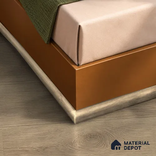 MDF Corner Beading Profile Velora 8 TF 00593 C | 8 ft x 25 mm x 12 mm | Compatible for Laminate Wood Floor LF 00362 | Neat Finish For Floor & Wall Corners