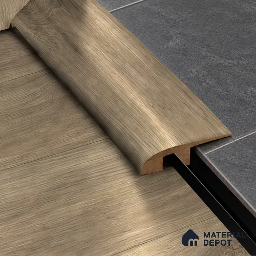 MDF Reducer R Profile Velora 8 TF 00593 J | 8 ft x 18 mm x 12 mm | Compatible for Laminate Wood Floor LF 00362 | Smooth Slope Between High & Low Floors
