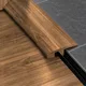 MDF Reducer R Profile Aristo PM 00347 J | 8 ft x 18 mm x 12 mm | Compatible for Laminate Wood Floor LF 00242 | Image - 1