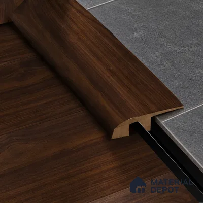 MDF Reducer R Profile Aristo PM 00356 K | 8 ft x 23 mm x 12 mm | Compatible for Laminate Wood Floor LF 00243 | Smooth Slope Between High & Low Floors