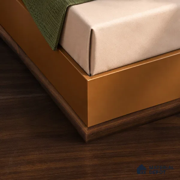MDF Corner Beading Profile Aristo PM 00356 | 8 ft x 12 mm x 12 mm | Compatible for Laminate Wood Floor LF 00243 | Neat Finish For Floor & Wall Corners