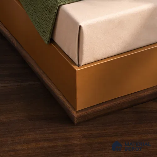 MDF Corner Beading Profile Aristo PM 00356 | 8 ft x 12 mm x 12 mm | Compatible for Laminate Wood Floor LF 00243 | Neat Finish For Floor & Wall Corners