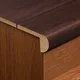 MDF L Nosing Profile Aristo Premium PM 00367 W | 8 ft x 25 x 25 x 12 mm | Compatible for Laminate Wood Floor LF 00244 | Image - 1