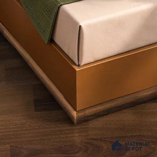 MDF Corner Beading Profile Aristo PM 00362 C | 8 ft x 25 mm x 12 mm | Compatible for Laminate Wood Floor LF 00245 | Neat Finish For Floor & Wall Corners