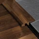 MDF Reducer R Profile Aristo PM 00362 J | 8 ft x 18 mm x 12 mm | Compatible for Laminate Wood Floor LF 00245 | Image - 1