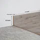 MDF Skirting Aristo Premium PM 00369 F | 8 ft x 3.5 Inch - 12 mm | Compatible for Laminate Wood Floor LF 00246 | Image - 1