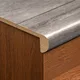 MDF L Nosing Profile Aristo Premium PM 00369 W | 8 ft x 25 x 25 x 12 mm | Compatible for Laminate Wood Floor LF 00246 | Image - 1