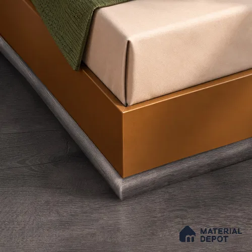 MDF Corner Beading Profile Aristo Premium PM 00372 C | 8 ft x 25 mm x 12 mm | Compatible for Laminate Wood Floor LF 00253 | Neat Finish For Floor & Wall Corners