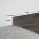 MDF Skirting Aristo Premium PM 00372 E | 8 ft x 3 Inch - 12 mm | Compatible for Laminate Wood Floor LF 00253 | Image - 1