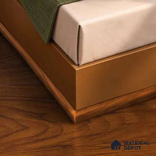 MDF Corner Beading Profile Aristo PM 00359 | 8 ft x 12 mm x 12 mm | Compatible for Laminate Wood Floor LF 00259 | Neat Finish For Floor & Wall Corners
