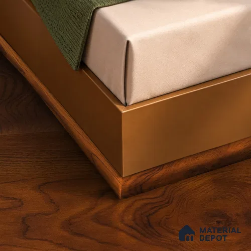 MDF Corner Beading Profile Heirloom PM 00350 C | 8 ft x 25 mm x 12 mm | Compatible for Laminate Wood Floor LF 00269 | Neat Finish For Floor & Wall Corners