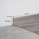 MDF Skirting Heirloom PM 00351 D | 8 ft x 2.5 Inch - 12 mm | Compatible for Laminate Wood Floor LF 00270 | Image - 1