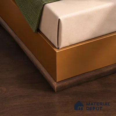 MDF Corner Beading Profile Heirloom PM 00349 B | 8 ft x 18 mm x 12 mm | Compatible for Laminate Wood Floor LF 00271 | Neat Finish For Floor & Wall Corners