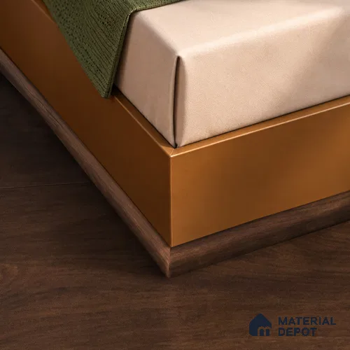 MDF Corner Beading Profile Heirloom PM 00349 B | 8 ft x 18 mm x 12 mm | Compatible for Laminate Wood Floor LF 00271 | Neat Finish For Floor & Wall Corners