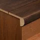 MDF L Nosing Profile Heirloom PM 00349 W | 8 ft x 25 x 25 x 12 mm | Compatible for Laminate Wood Floor LF 00271 | Image - 1
