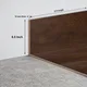 MDF Skirting Heirloom TF 00349 Z | 8 ft x 6.4 Inch - 12 mm | Compatible for Laminate Wood Floor LF 00271 | Image - 1