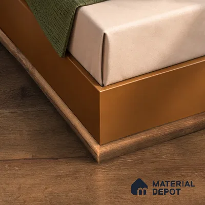MDF Corner Beading Profile Aqua Lock PM 00400 C | 8 ft x 25 mm x 12 mm | Compatible for Laminate Wood Floor LF 00283 | Neat Finish For Floor & Wall Corners