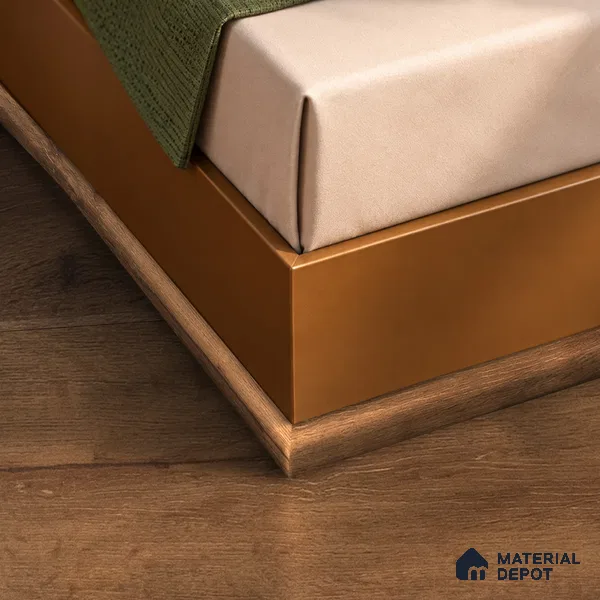 MDF Corner Beading Profile Aqua Lock PM 00400 C | 8 ft x 25 mm x 12 mm | Compatible for Laminate Wood Floor LF 00283 | Neat Finish For Floor & Wall Corners