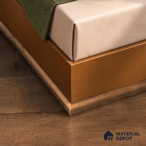MDF Corner Beading Profile Aqua Lock PM 00400 C | 8 ft x 25 mm x 12 mm | Compatible for Laminate Wood Floor LF 00283 | Neat Finish For Floor & Wall Corners