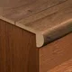 MDF L Nosing Profile Aqua Lock PM 00400 W | 8 ft x 25 x 25 x 12 mm | Compatible for Laminate Wood Floor LF 00283 | Image - 1