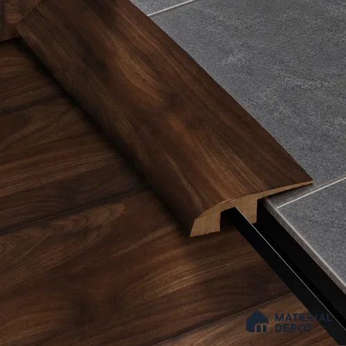 MDF Reducer R Profile Aqua Lock PM 00402 I | 8 ft x 16 mm x 12 mm | Compatible for Laminate Wood Floor LF 00285 | Smooth Slope Between High & Low Floors
