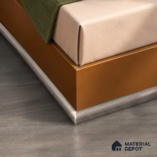 MDF Corner Beading Profile Aqua Lock PM 00404 B | 8 ft x 18 mm x 12 mm | Compatible for Laminate Wood Floor LF 00287 | Neat Finish For Floor & Wall Corners
