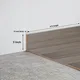 MDF Skirting Aqua Lock PM 00404 E | 8 ft x 3 Inch - 12 mm | Compatible for Laminate Wood Floor LF 00287 | Image - 1