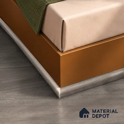 MDF Corner Beading Profile Aqua Lock PM 00404 | 8 ft x 12 mm x 12 mm | Compatible for Laminate Wood Floor LF 00287 | Neat Finish For Floor & Wall Corners