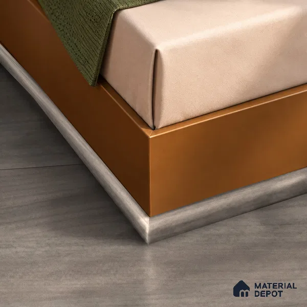 MDF Corner Beading Profile Aqua Lock PM 00404 | 8 ft x 12 mm x 12 mm | Compatible for Laminate Wood Floor LF 00287 | Neat Finish For Floor & Wall Corners