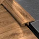 MDF Reducer R Profile Aqua Lock PM 00405 H | 8 ft x 12 mm x 12 mm | Compatible for Laminate Wood Floor LF 00288 | Image - 1