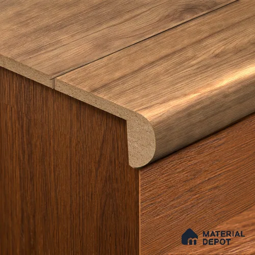 Beechwood L Profile Aqua Lock TF 00405 AD | 8 ft x 40 mm x 40 mm | Compatible for Laminate Wood Floor LF 00288 | Protective Edge Finish For Stairs & Steps