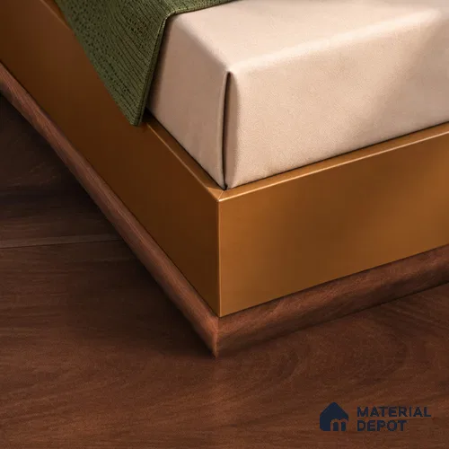 MDF Corner Beading Profile Aqua Lock PM 00407 B | 8 ft x 18 mm x 12 mm | Compatible for Laminate Wood Floor LF 00290 | Neat Finish For Floor & Wall Corners