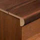 MDF L Nosing Profile Aqua Lock PM 00407 W | 8 ft x 25 x 25 x 12 mm | Compatible for Laminate Wood Floor LF 00290 | Image - 1