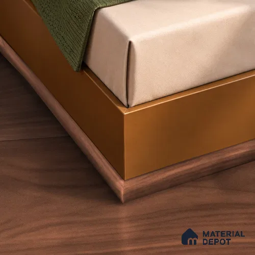MDF Corner Beading Profile Aqua Lock PM 00409 C | 8 ft x 25 mm x 12 mm | Compatible for Laminate Wood Floor LF 00292 | Neat Finish For Floor & Wall Corners