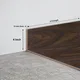 MDF Skirting Herringbone PM 00388 G | 8 ft x 4 Inch - 12 mm | Compatible for Laminate Wood Floor LF 00293 | Image - 1