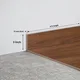 MDF Skirting Herringbone PM 00392 E | 8 ft x 3 Inch - 12 mm | Compatible for Laminate Wood Floor LF 00295 | Image - 1