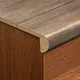 MDF L Nosing Profile Herringbone PM 00394 W | 8 ft x 25 x 25 x 12 mm | Compatible for Laminate Wood Floor LF 00296 | Image - 1