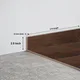 MDF Skirting Herringbone PM 00396 D | 8 ft x 2.5 Inch - 12 mm | Compatible for Laminate Wood Floor LF 00297 | Image - 1