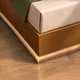 MDF Corner Beading Profile Herringbone PM 00398 | 8 ft x 12 mm x 12 mm | Compatible for Laminate Wood Floor LF 00298 | Image - 1