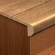 MDF L Nosing Profile Herringbone PM 00398 W | 8 ft x 25 x 25 x 12 mm | Compatible for Laminate Wood Floor LF 00298 | Image - 1