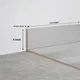 SPC Skirting  TF 00669 K |  8 ft x 4 inch  - 12 mm | Compatible for SPC Floor SP 00077 | Image - 1