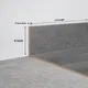 SPC Skirting TF 00676 M | 8 ft x 5 inch - 12 mm | Compatible for SPC Floor SP 00087 | Image - 1