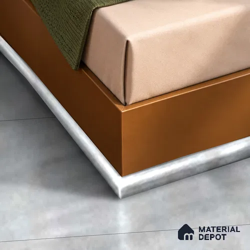 SPC Corner Beading TF 00674 F | 8 ft x 2 inch - 18 mm | Compatible for SPC Floor SP 00089