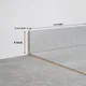 SPC Skirting TF 00674 K | 8 ft x 4 inch - 12 mm | Compatible for SPC Floor SP 00089 | Image - 1