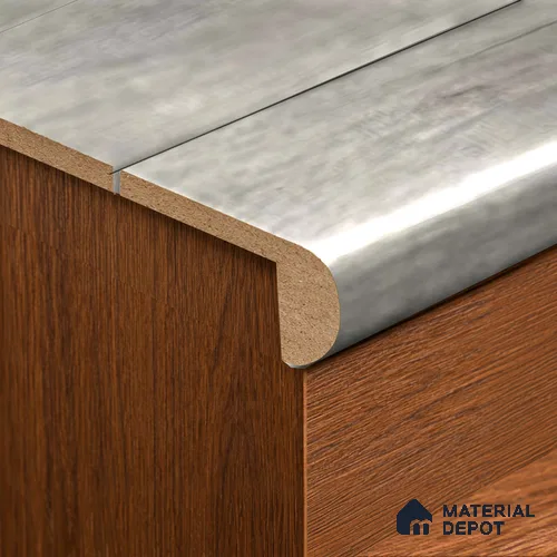 SPC L Nosing Profile  TF 00672 S |  8 ft x 1 inch  - 12 mm | Compatible for SPC Floor SP 00091