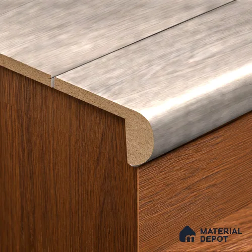 SPC L Nosing Profile  TF 00671 S |  8 ft x 1 inch  - 12 mm | Compatible for SPC Floor SP 00126 B