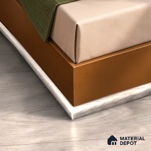 SPC Corner Beading TF 00686 E | 8 ft x 2 inch - 16 mm | Compatible for SPC Floor SP 00126